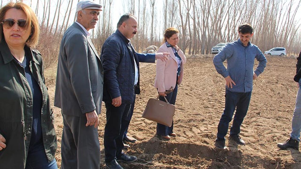 Çiftçiye patates tohumu ve makine ekipman desteği