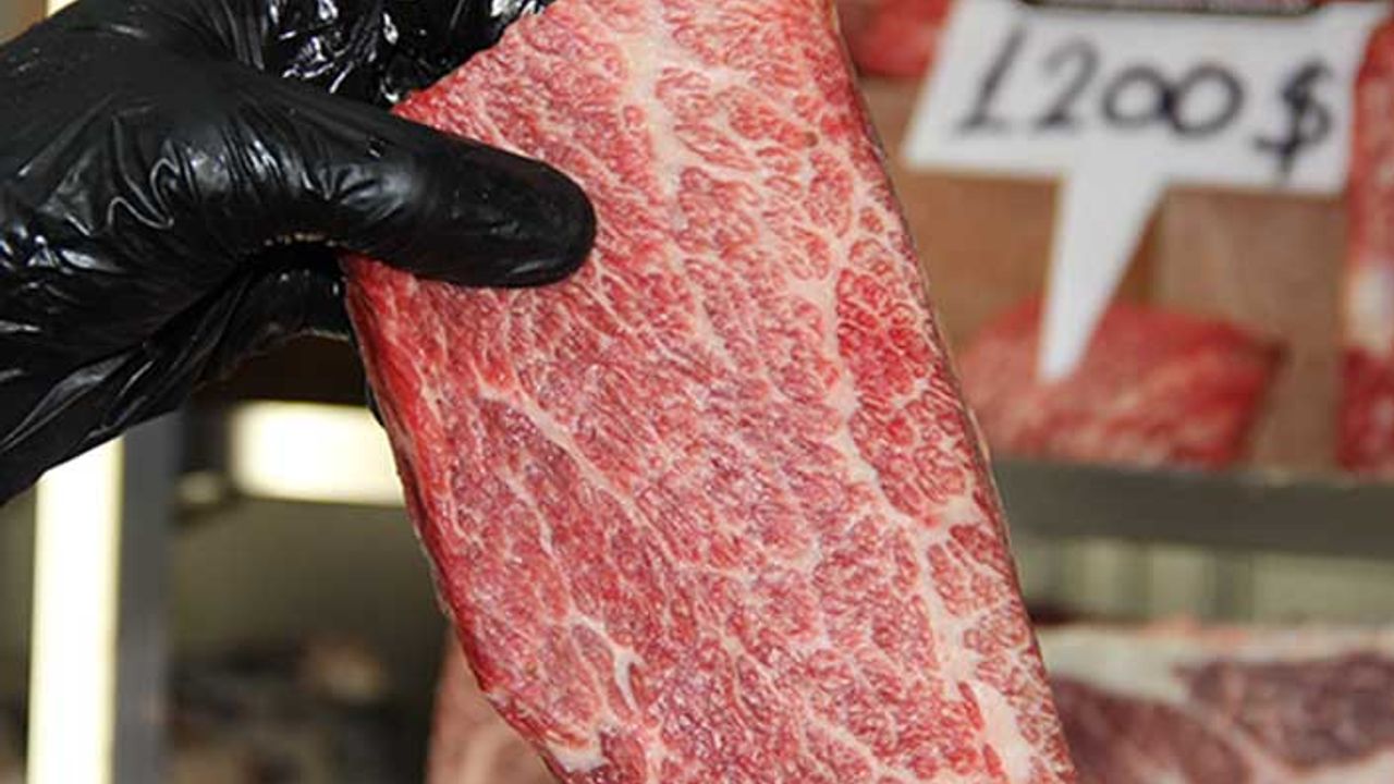 Wagyu cinsi sığırdan elde edilen kobe etinin kilosu 10 bin lira!