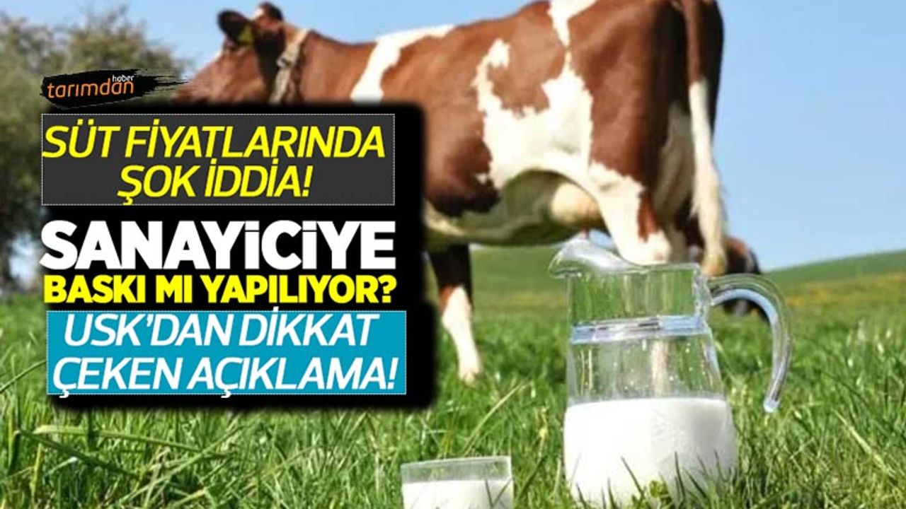 Süt fiyatlarında şok iddia! Sanayiciye baskı mı yapılıyor! Ulusal Süt Konseyi’nden dikkat çeken açıklama!