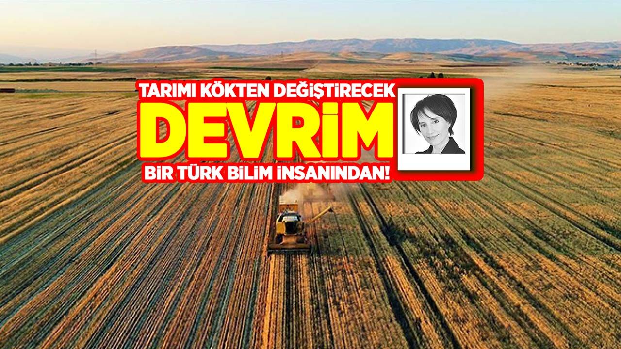 Tarımı kökten değiştirecek devrim bir Türk bilim insanından!