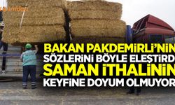 Saman ithalinin keyfine doyum olmuyor!