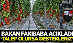 Bakan Fakıbaba ‘topraksız tarım’ sorularına cevap verdi