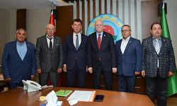 Niğde Ziraat Odaları Başkanları Bayraktar'ı ziyaret etti