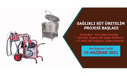 Hibe destekli süt sağım makinesi ve süt soğutma tankı başvuruları başladı