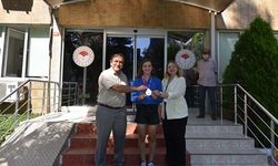 Buse Naz Çakıroğlu Tarım İl Müdürünü ziyaret etti