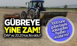 Gübre fiyatlarına yine zam! Zama Zam!