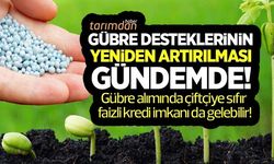 Gübre desteklerinin yeniden artırılması gündemde!