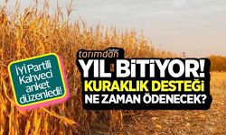 Yıl bitiyor kuraklık desteği ne zaman ödenecek?
