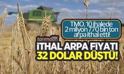 İthal arpa fiyatları 32 dolar düştü! TMO 10’ncu arpa ithalatı ihalesini yaptı!  