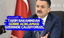 Tarım Bakanından gübre açıklaması: Üzerinde çalışıyoruz!