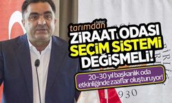 Ziraat Odası seçim sistemi değişmeli! 20-30 yıl başkanlık yapılıyor!