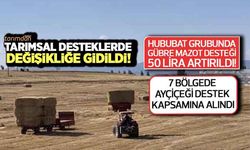 Tarımsal desteklerde değişikliğe gidildi! 5 üründe gübre mazot desteği 92 liraya çıkarıldı!