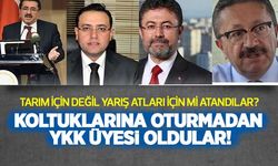 Tarım için değil yarış atları için mi atandılar? Bakan Yardımcıları koltuklarına oturmadan YKK üyesi oldular!