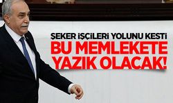 Şeker işçileri Bakan Fakıbaba’nın önünü kesti!