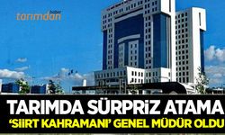 Tarım ve Orman Bakanlığında sürpriz atama!