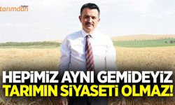 Bakan Pakdemirli: Tarımın siyaseti olmaz!