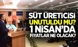 Süt üreticisi unutuldu mu?