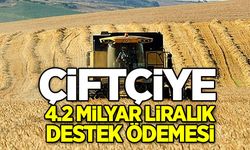 Çiftçiye 4.2 milyar liralık destek ödemesi