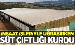 İnşaat işleriyle uğraşırken süt çiftliği kurdu