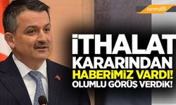 Patates ithalat kararından haberimiz vardı!