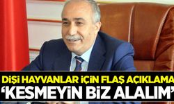 Bakan Fakıbaba’dan dişi hayvanlar için flaş açıklama: ‘Kesmeyin biz alalım’