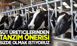 Süt üreticileri de tanzim noktalarında olmak istiyor