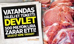 Vatandaş hileli et tüketti devlet 500 milyon lira zarar etti!