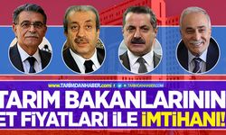 Tarım Bakanlarının et fiyatları ile imtihanı!