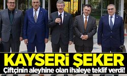 Kayseri Şeker çiftçinin aleyhine olan ihaleye teklif verdi!