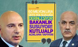 Tarım Bakanlığındaki 60 milyon lira UDTS yolsuzluğu derinleşiyor! Bakanlık susuyor Kutlualp açıklama yapıyor!