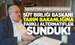 Çiğ süt fiyatlarına çözüm arayışı! Tevfik Keskin: Tarım Bakanlığına farklı alternatifler sunduk!