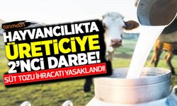 Hayvancılıkta üreticiye 2’nci darbe! Süt tozu ihracatına sınırlama getirildi!