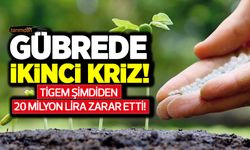 Gübrede ikinci kriz! TİGEM şimdiden 20 milyon lira zarar etti!