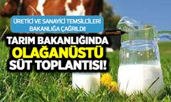 Tarım Bakanlığında olağanüstü süt toplantısı! Üretici ve sanayici temsilcisi Bakanlığa çağrıldı!