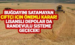 Buğdayını satamayan çiftçi için önemli karar! Lisanslı depolar da randevulu alım yapacak!