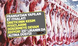 ESK'nın Fransa'dan yaptığı et ithalatı kesim fiyatlarını düşürmeye devam ediyor! 237 liranın da altına düştü!