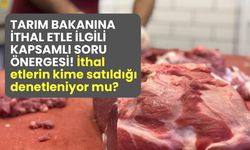 Tarım Bakanına ithal etle ilgili kapsamlı soru önergesi! İthal etlerin kime satıldığı denetleniyor mu?