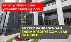Merkez Bankası'ndan Tarım Kredi'ye yüzde 18 faizle 3.2 milyar lira kredi!