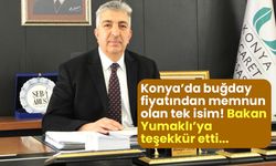 Konya'da buğday fiyatından memnun olan tek isim! Borsa Başkanı Yumaklı’ya teşekkür etti!