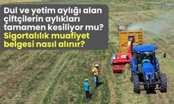 Dul ve yetim aylığı alan çiftçilerin aylıkları tamamen kesiliyor mu? Sigortalılık muafiyet belgesi nasıl alınır?