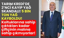 Tarım Kredi’de ikinci kayıp yağ skandalı! Zade Yağları'nda 5 bin ton yağ kayıp oldu!