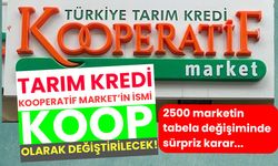 Tarım Kredi Kooperatif Market’in ismi KOOP olacak!