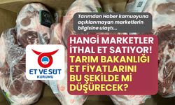 Tarım Bakanlığı ithal etle fiyatları bu şekilde mi düşürecek? 14 markete 1520 ton ithal et satıldı!