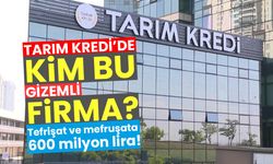 Tarım Kredi’de kim bu gizemli firma? Tefrişat ve mefruşata 600 milyon lira!