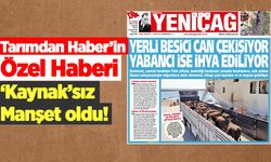 Tarımdan Haber’in özel haberi kaynak gösterilmeden kullanıldı