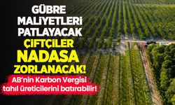 AB’nin karbon vergisi tahıl üreticilerini batırabilir: Gübre maliyetleri patlayacak, çiftçiler nadasa zorlanacak!