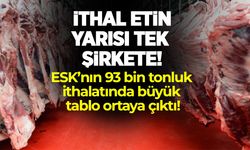 İthal etin yarısı tek şirkete! ESK’nın 93 bin tonluk ithalatında büyük tablo ortaya çıktı