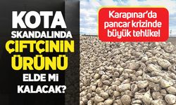 Konya Karapınar’da pancar krizi büyüyor: Kota skandalında çiftçinin ürünü elde mi kalacak?