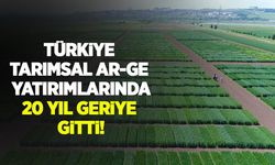 Türkiye tarımsal AR-GE yatırımlarında 20 yıl geriye gitti