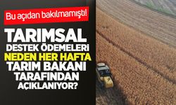 Tarımsal destekler neden her hafta açıklanıyor?
